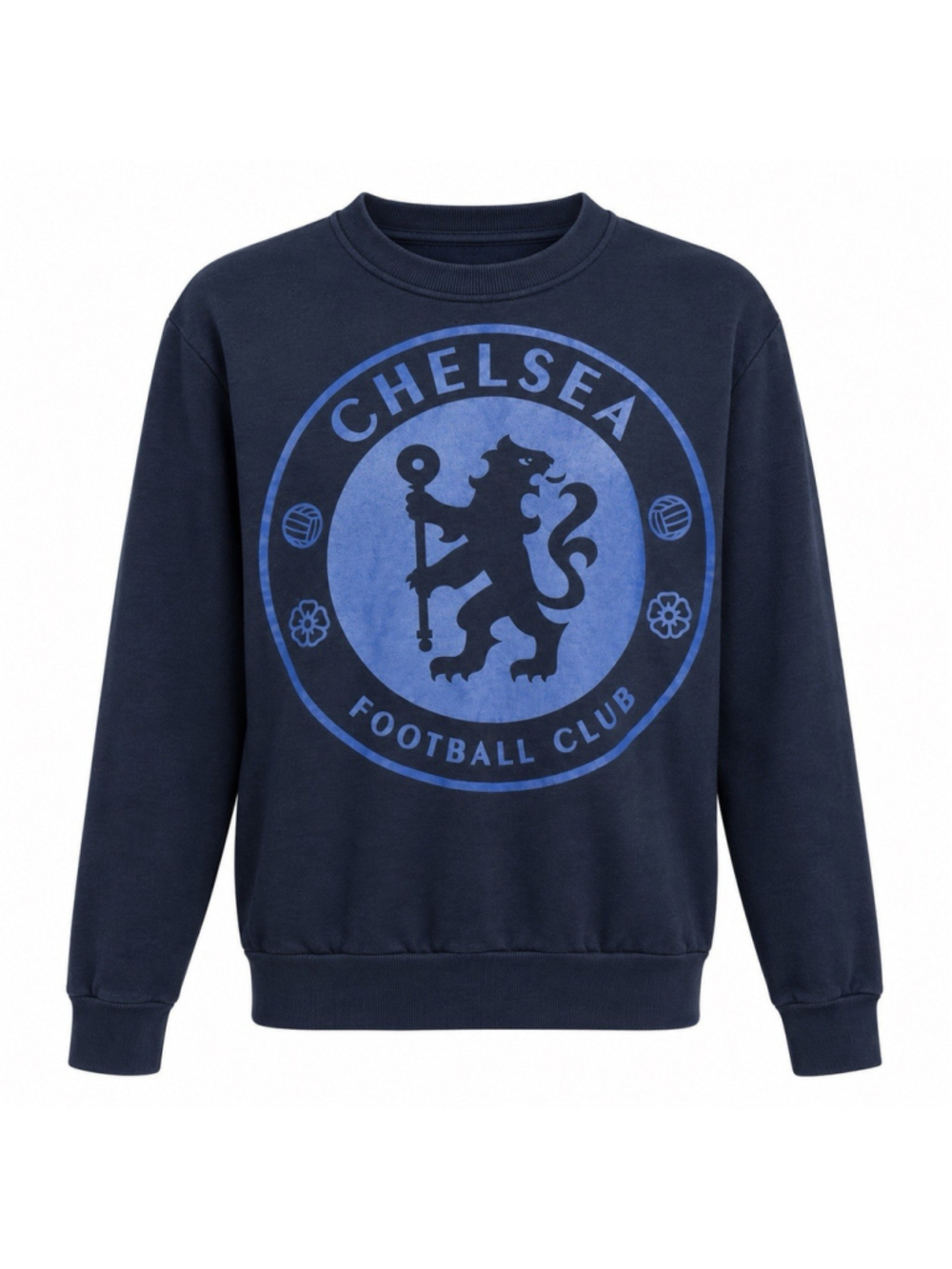Official Chelsea Football Club Blue Crewneck Sweatshirt M